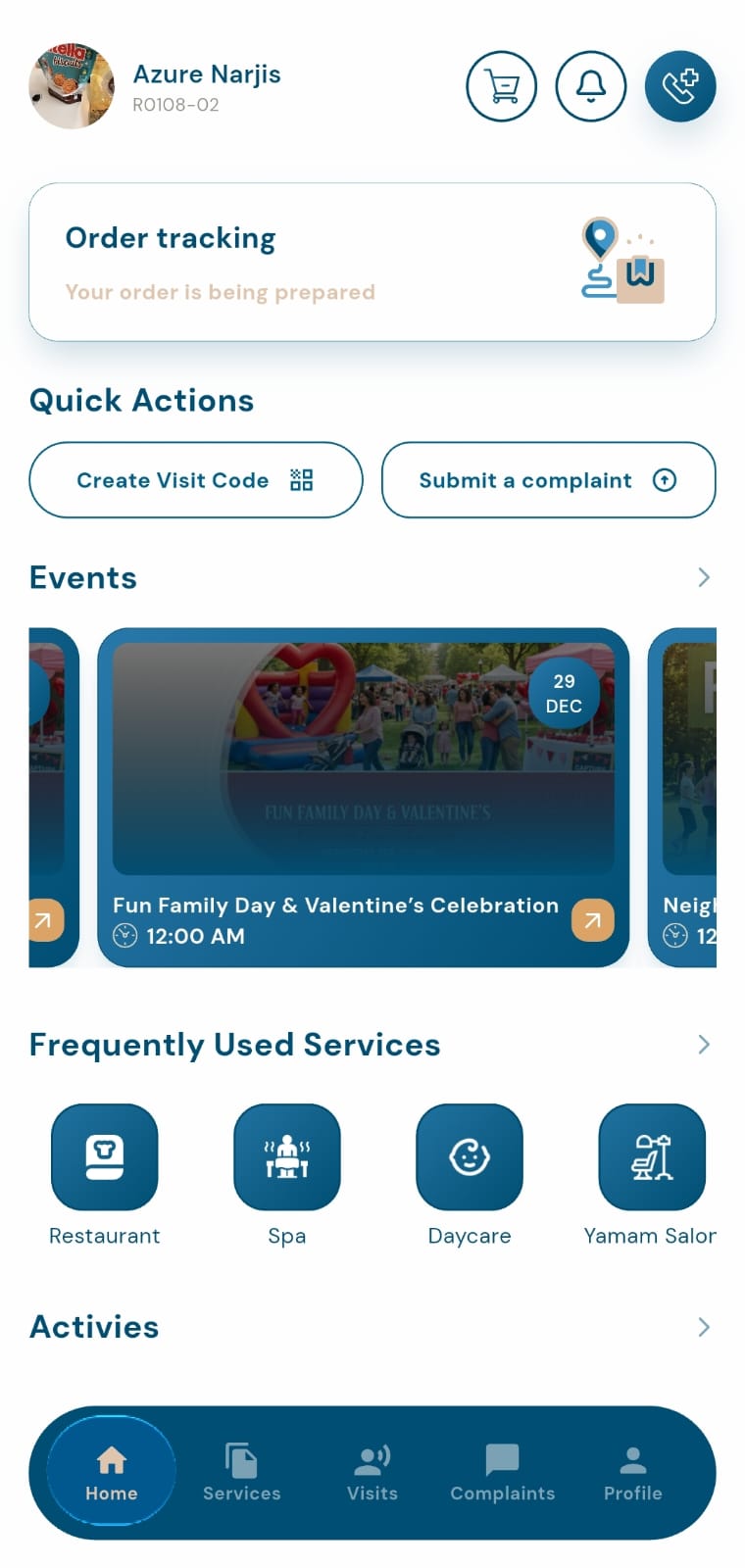 Azure Home Dashboard